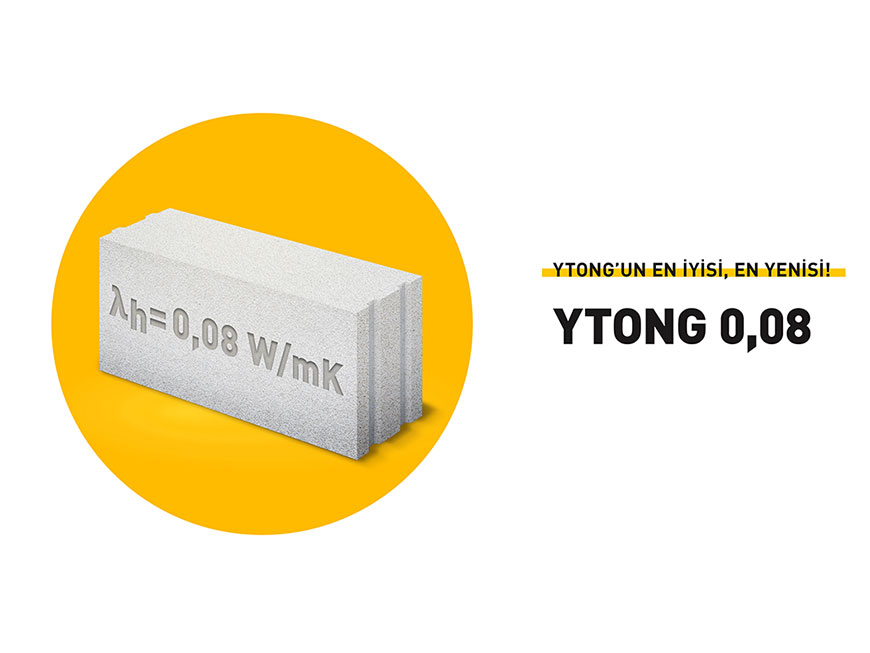 Ytong’dan Devrim Niteliğinde Yenilik: Ytong 0,08